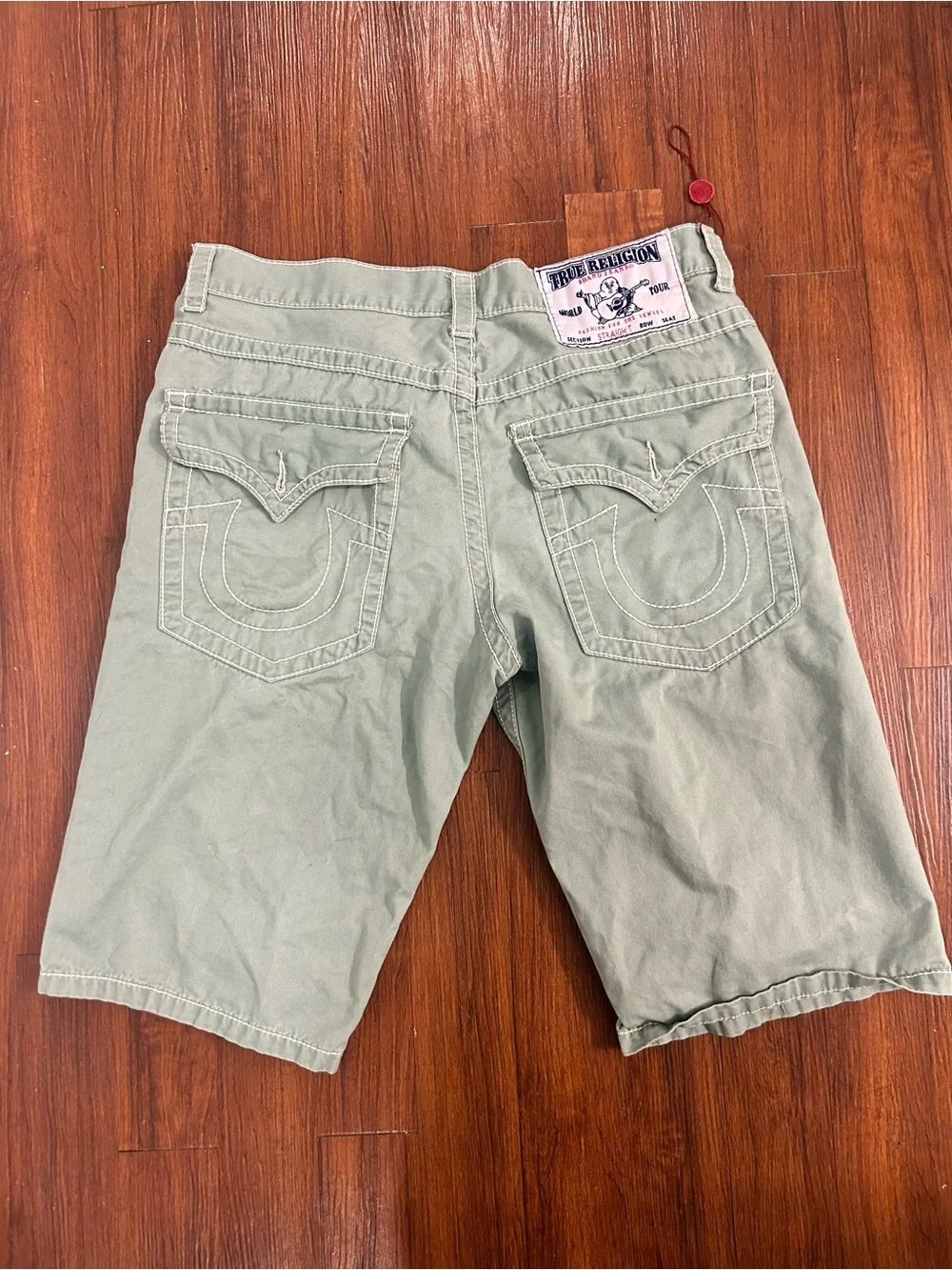 Men's True Religion Light Green Casual Shorts